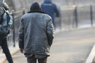 Man walking away