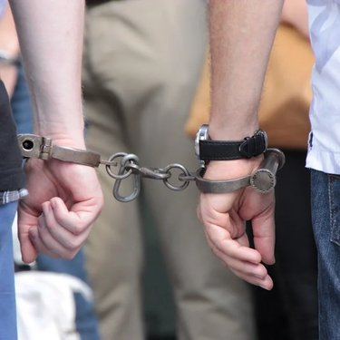 Handcuffed people