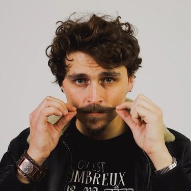 Man with moustache