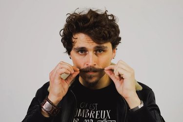Man with moustache